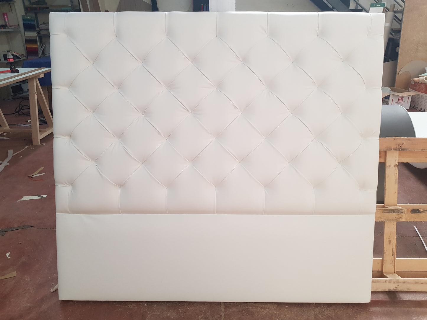 Cabecero de cama capitoné