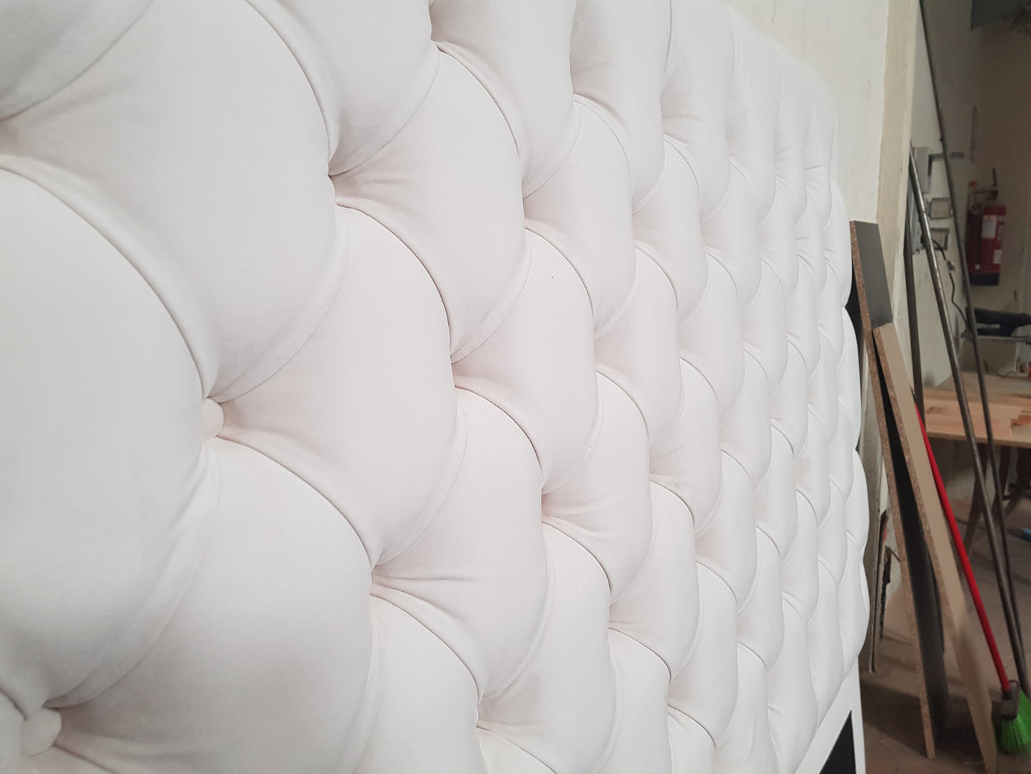 Cabecero de cama capitoné