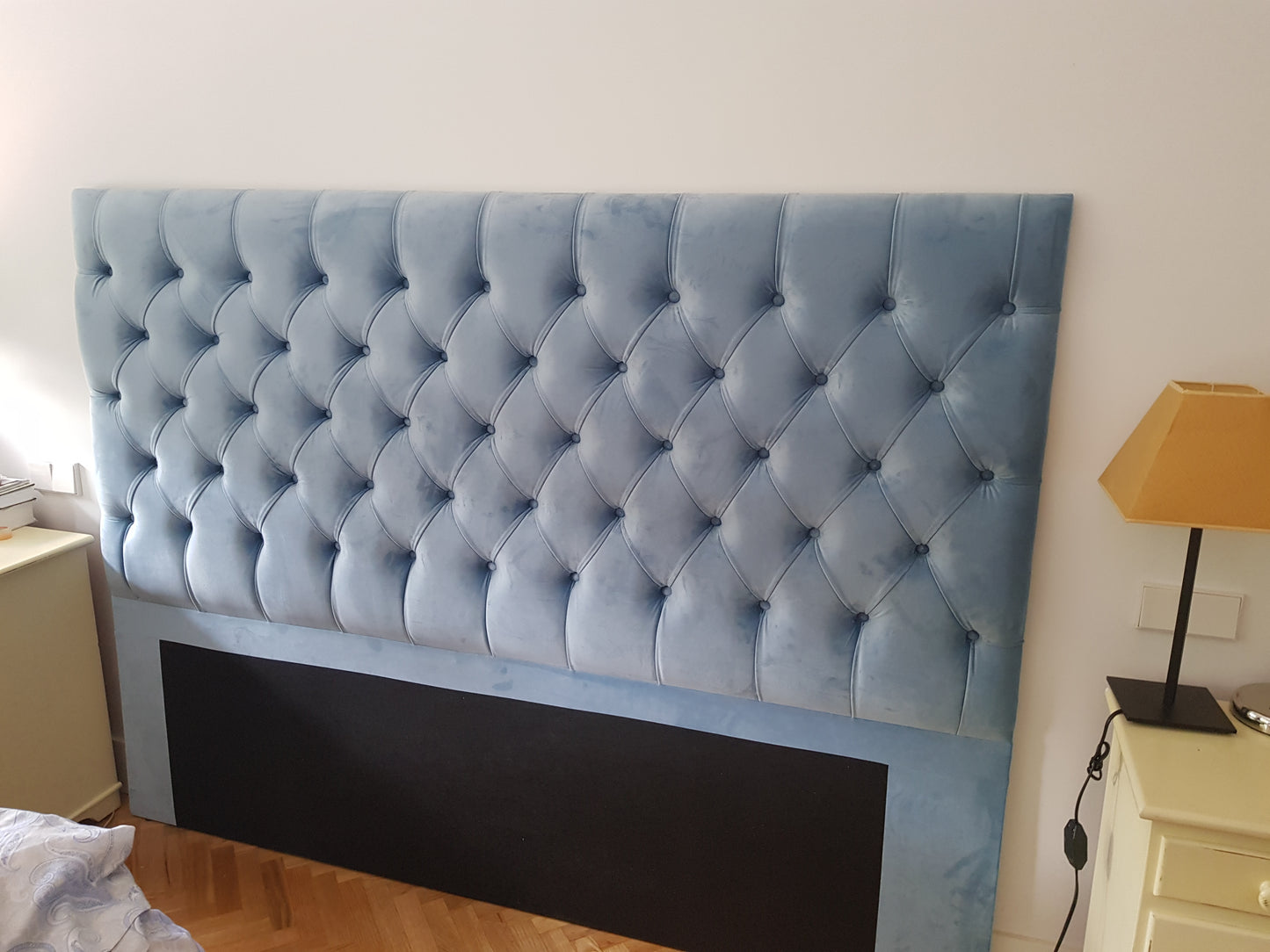Cabecero de cama capitoné