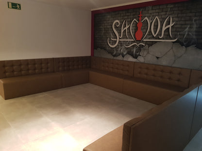 Sofá hostelería Samoa tela antimanchas