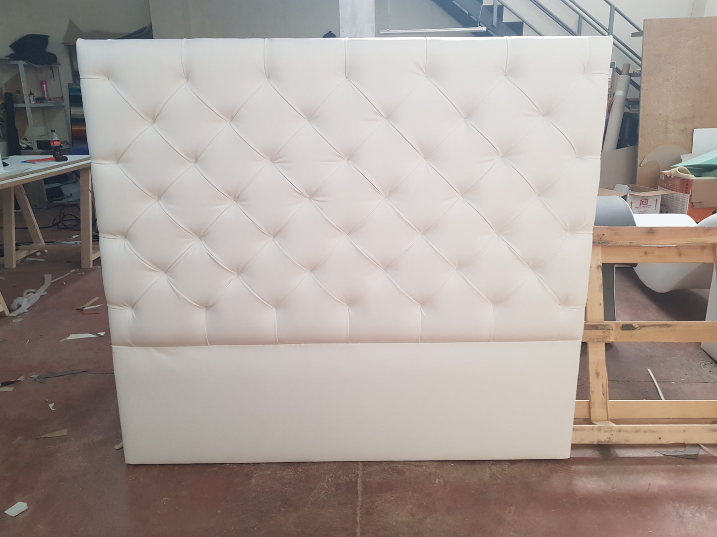 Cabecero de cama capitoné