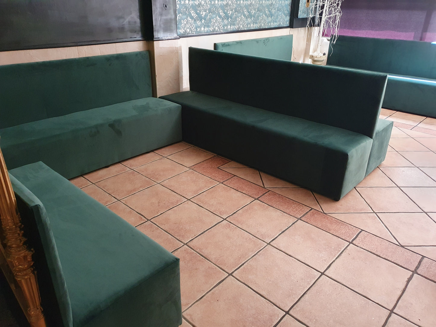 Sofá hostelería Bassic tela antimanchas