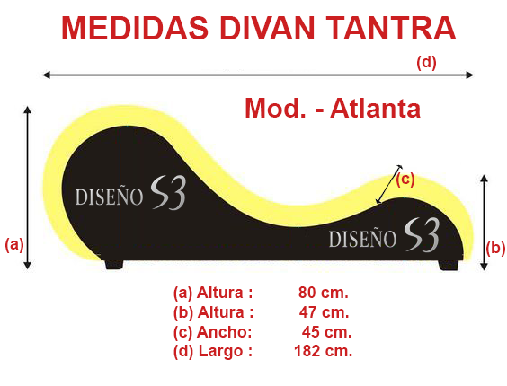 Divan tantra Atlanta - acabado en polipiel