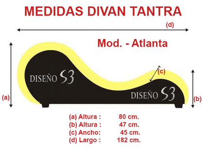 Divan tantra Atlanta - acabado en polipiel