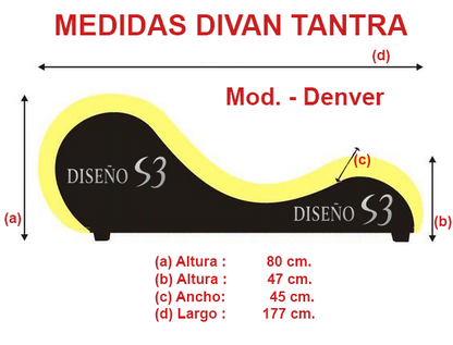 Divan tantra Denver - acabado en polipiel